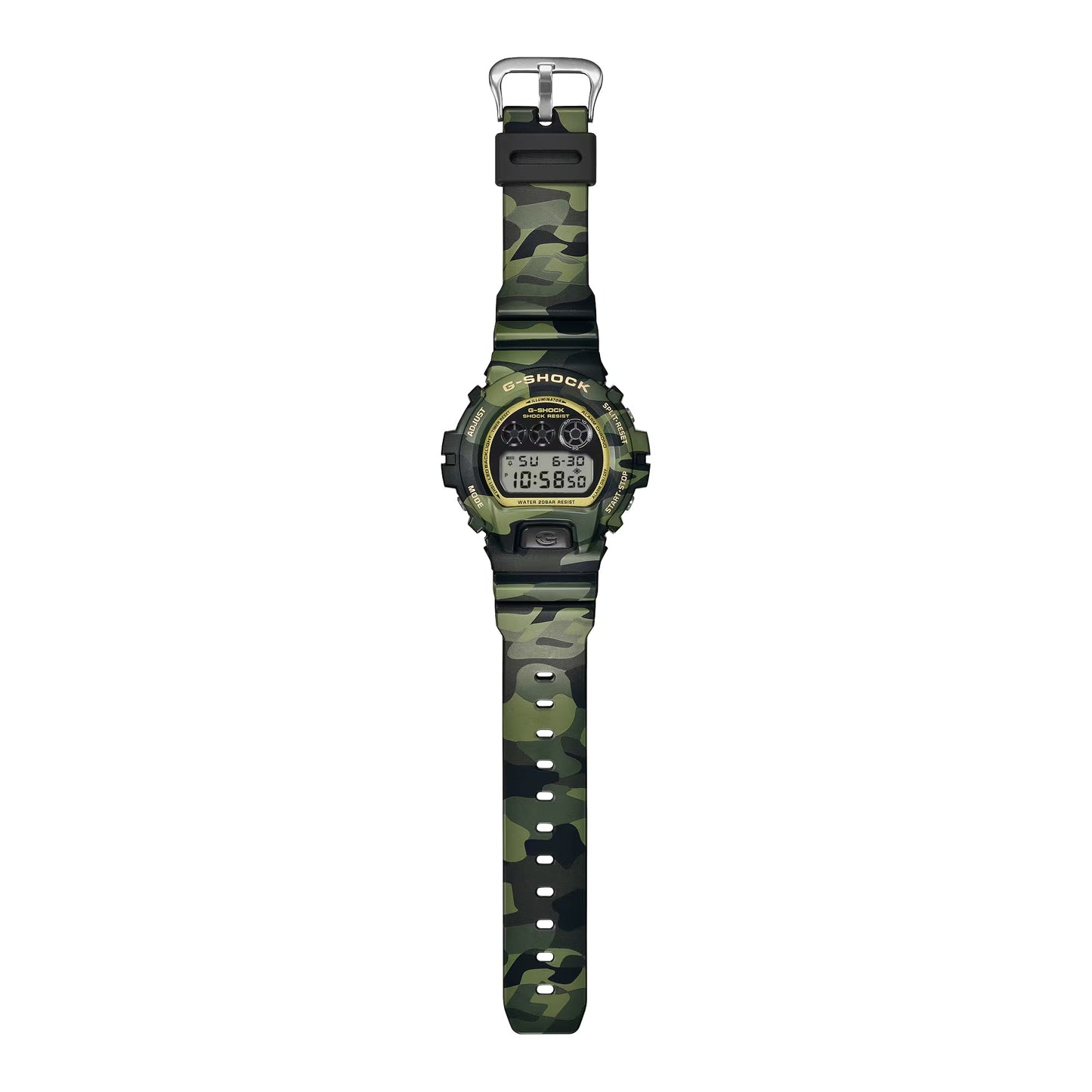 Gshock BOLD CAMO SERIES CAMO AND GOLD DW6900CMG-3