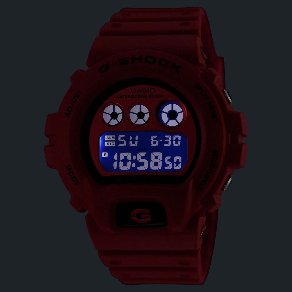 Gshock Red Digital DW6900RRB-4D
