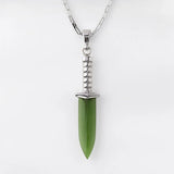 New Zealand Pounamu Dagger Pendant