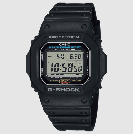 G shock Mens Tough Solar Digital Black Watch - G5600UE-1D