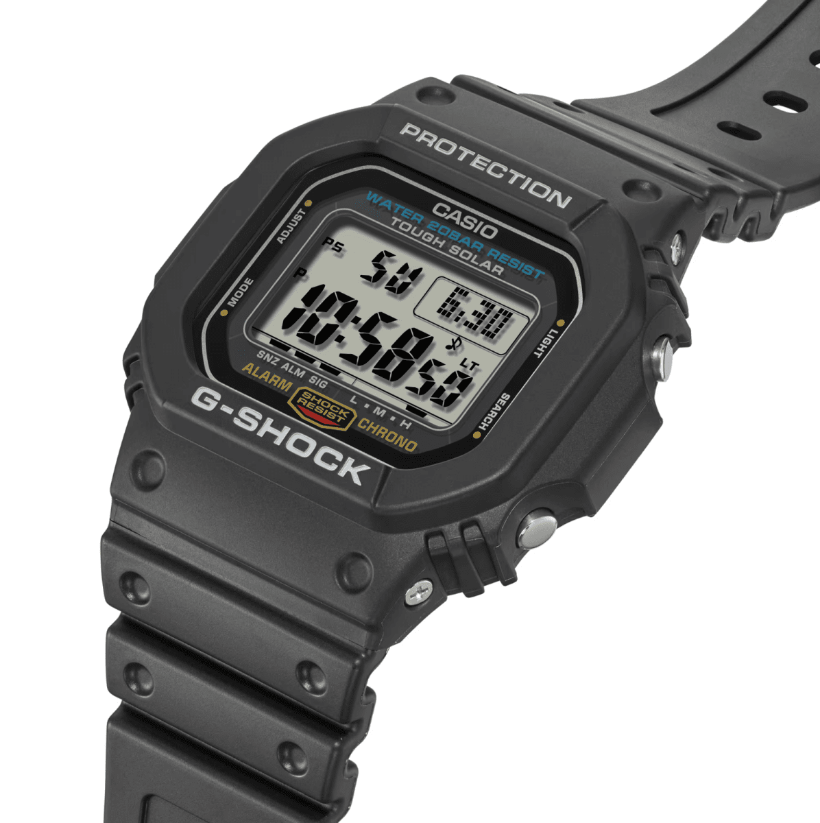 G shock Mens Tough Solar Digital Black Watch - G5600UE-1D