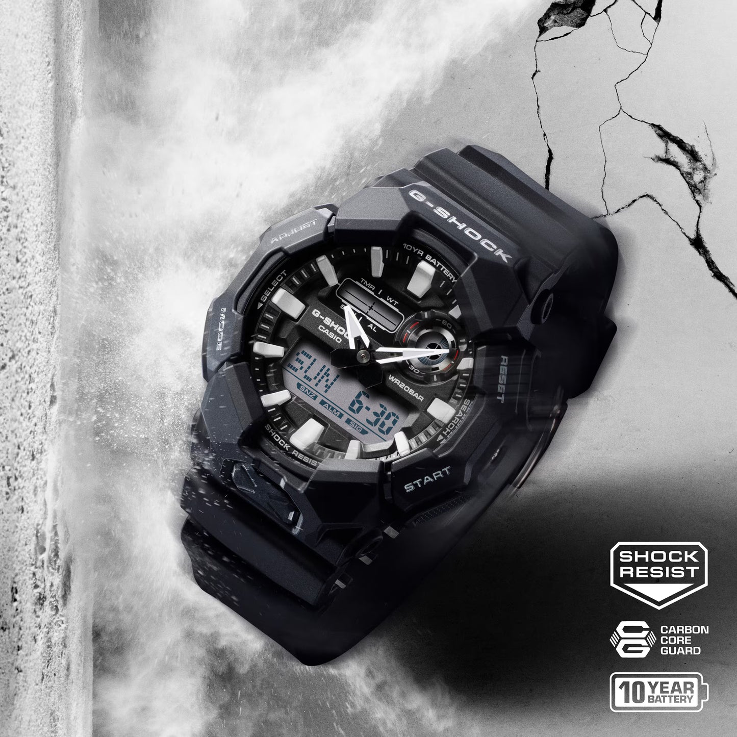 GShock Duo Rugged Combi GA-010-1A