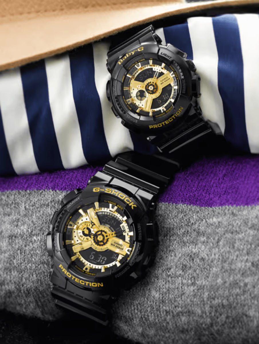 G Shock Analog-Digit Gold/Black (GA-1100 Series) Watch - GA-110GB-1A
