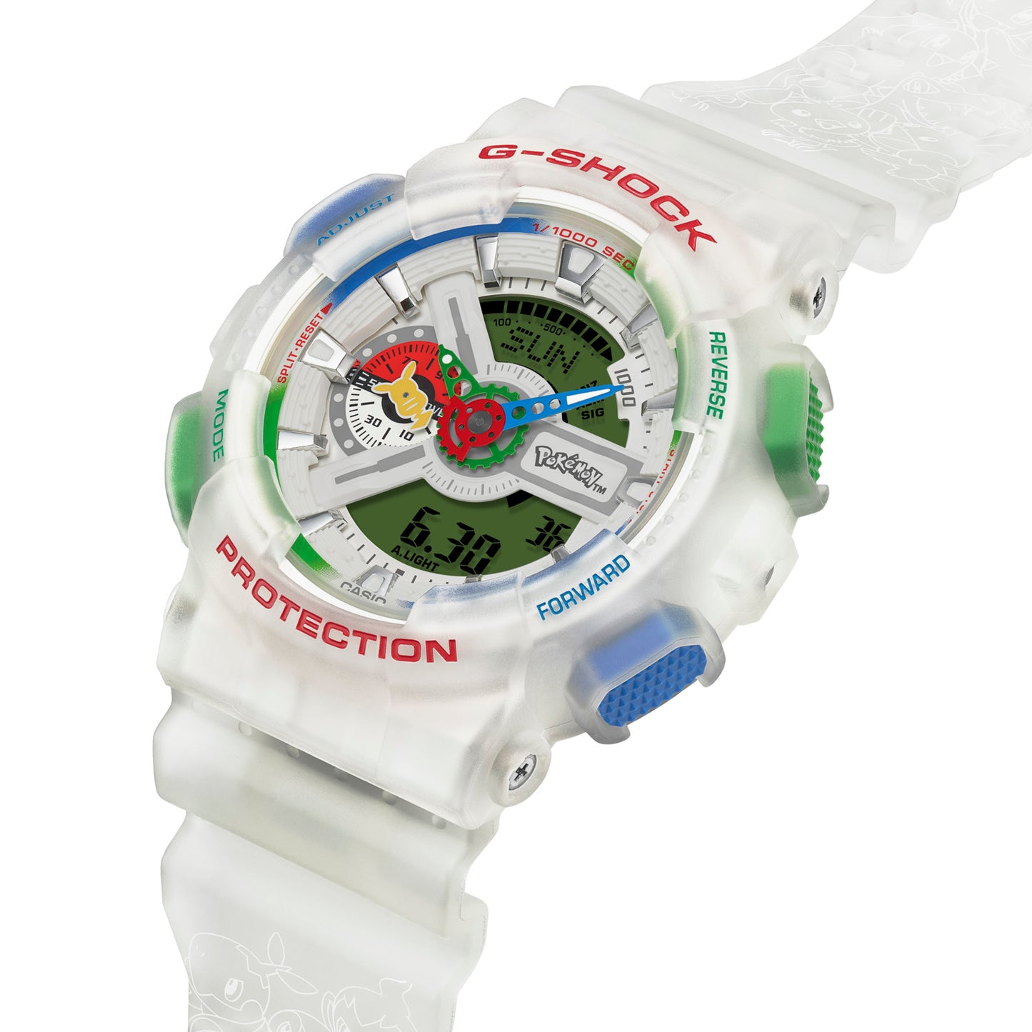 Pokemon COLLABORATION Gshock Limited Release GA110PKM-7A