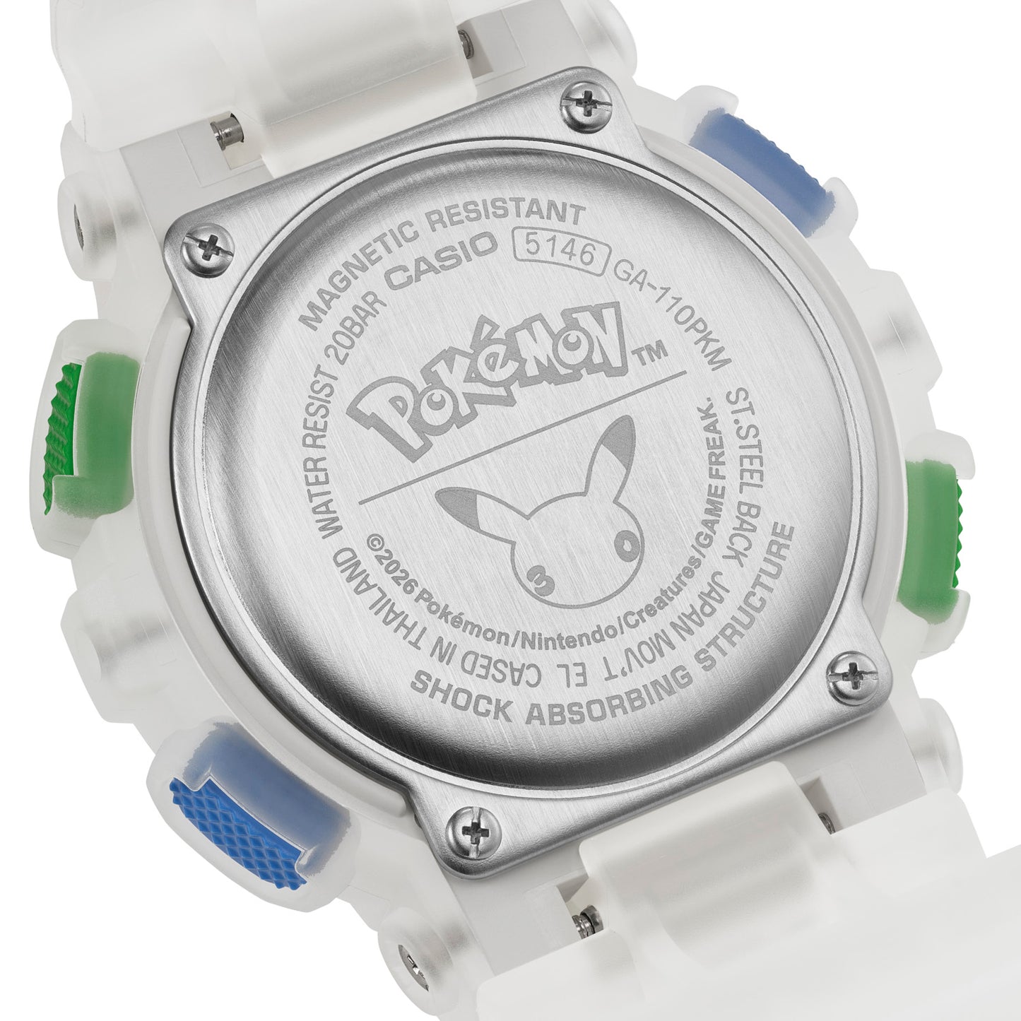 Pokemon COLLABORATION Gshock Limited Release GA110PKM-7A