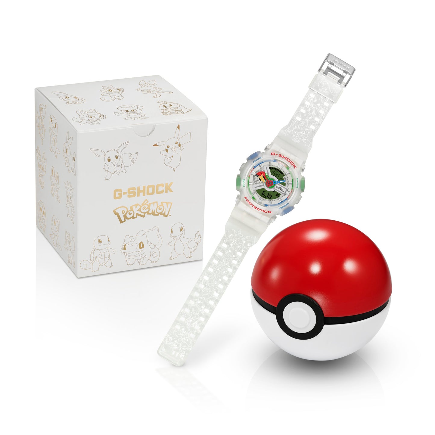 Pokemon COLLABORATION Gshock Limited Release GA110PKM-7A