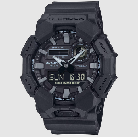 G Shock Men's Digit/Analog Black Watch - GA010-1A1