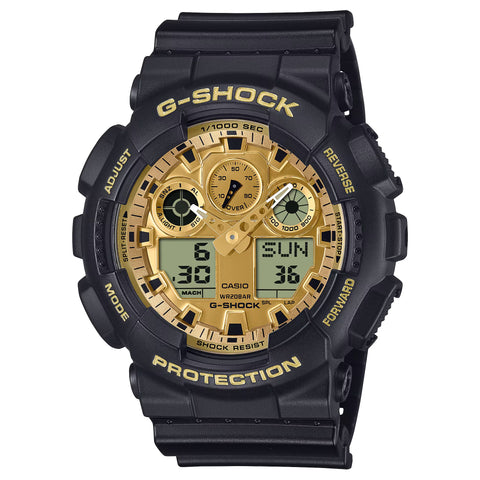 GShock Duo Black and Gold GA100GGB-1A9