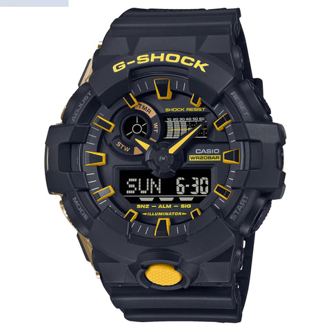 G Shock Black Yellow  Analog/Digit Watch GA700CY-1A