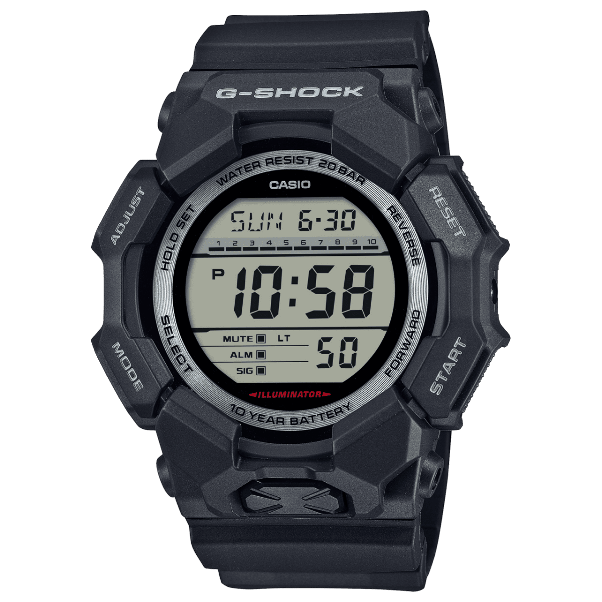 Casio Gshock Full Digital GD010-1D