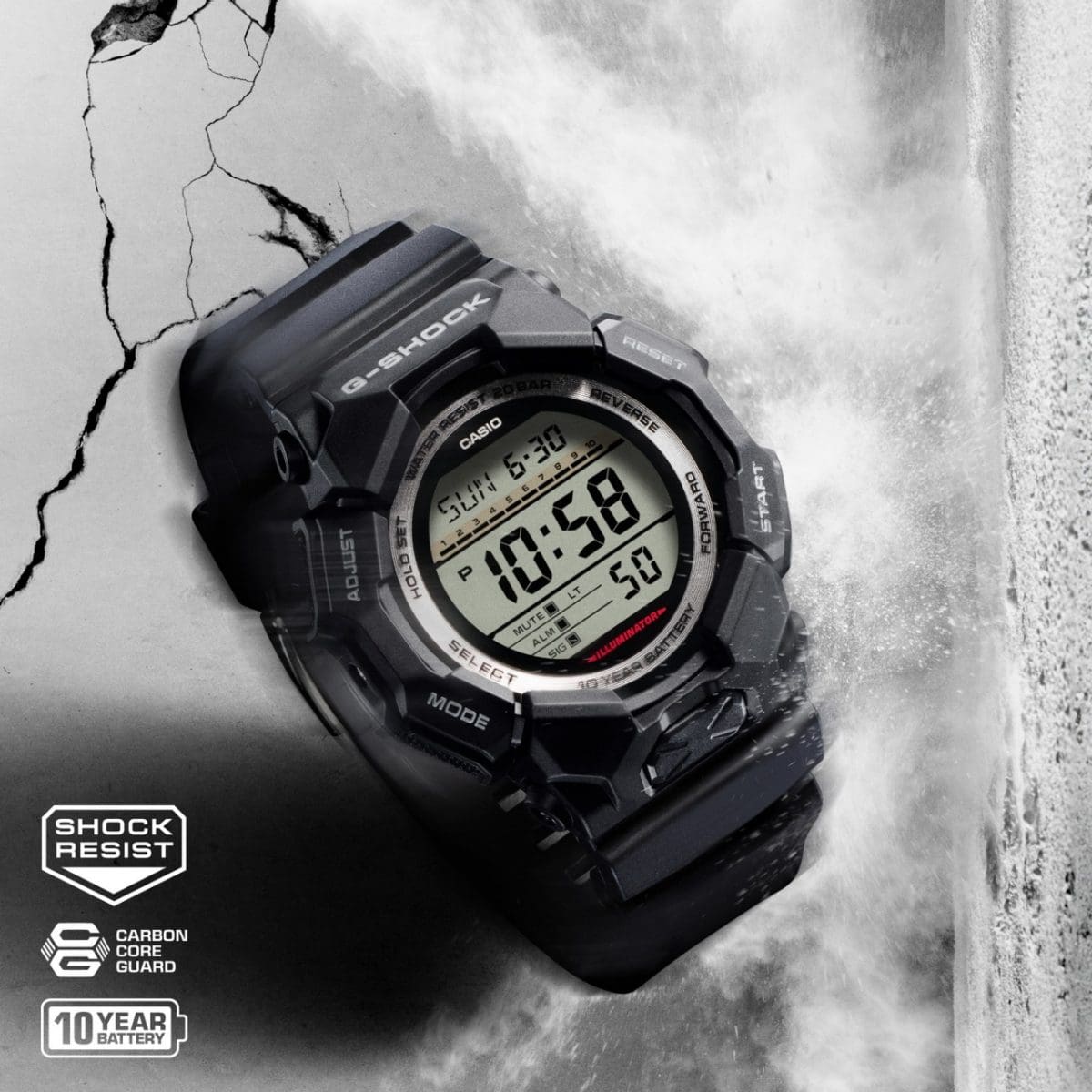 Casio Gshock Full Digital GD010-1D
