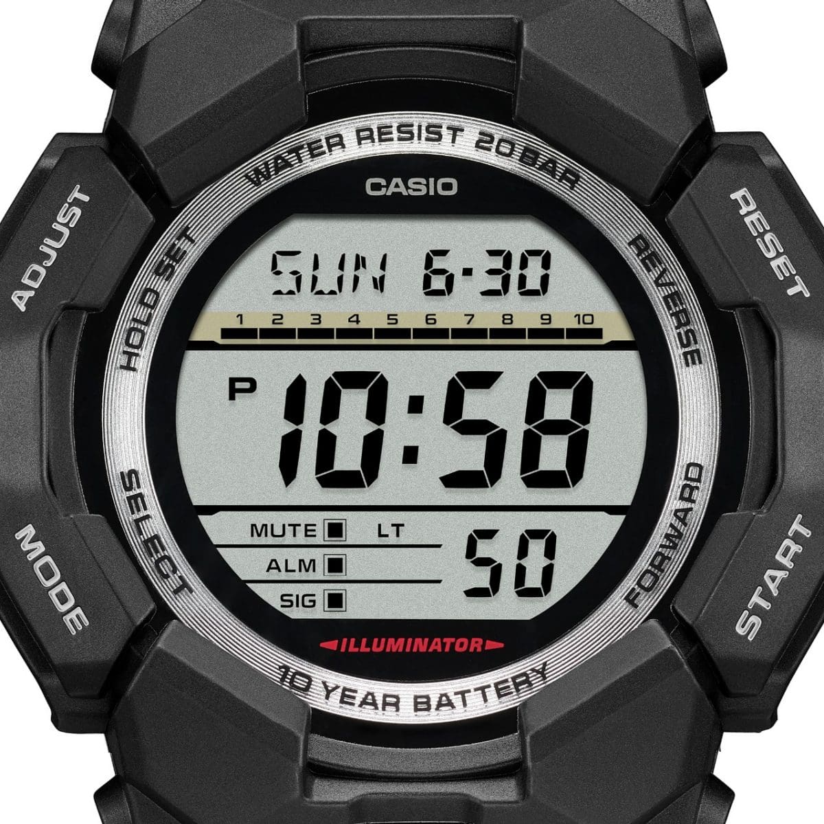 Casio Gshock Full Digital GD010-1D