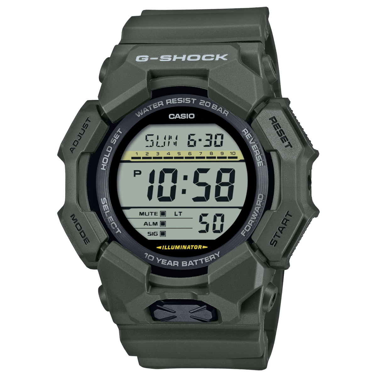 Casio Gshock Full Digital GD010-3D