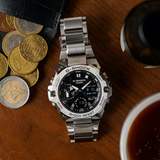 G shock Black/Silver G Steel Watch- GST-B400D-1A