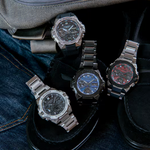 G shock Black/Silver G Steel Watch- GST-B400D-1A