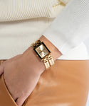 GUESS Ladies Mod ID Gold Tone Analog Watch GW0668L2