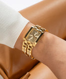 GUESS Ladies Mod ID Gold Tone Analog Watch GW0668L2