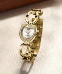 GUESS Ladies Gia Gold Tone Analog Watch GW0683L2
