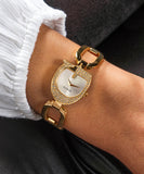 GUESS Ladies Gia Gold Tone Analog Watch GW0683L2