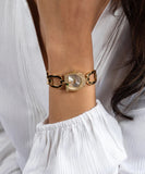 GUESS Ladies Gia Gold Tone Analog Watch GW0683L2