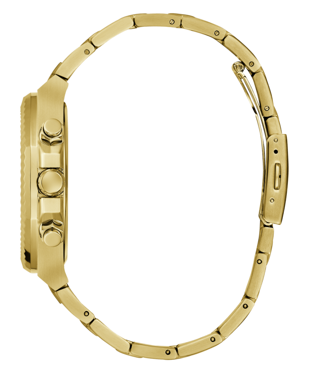 GUESS Mens Equity Gold Tone Multi-function Watch GW0703G6