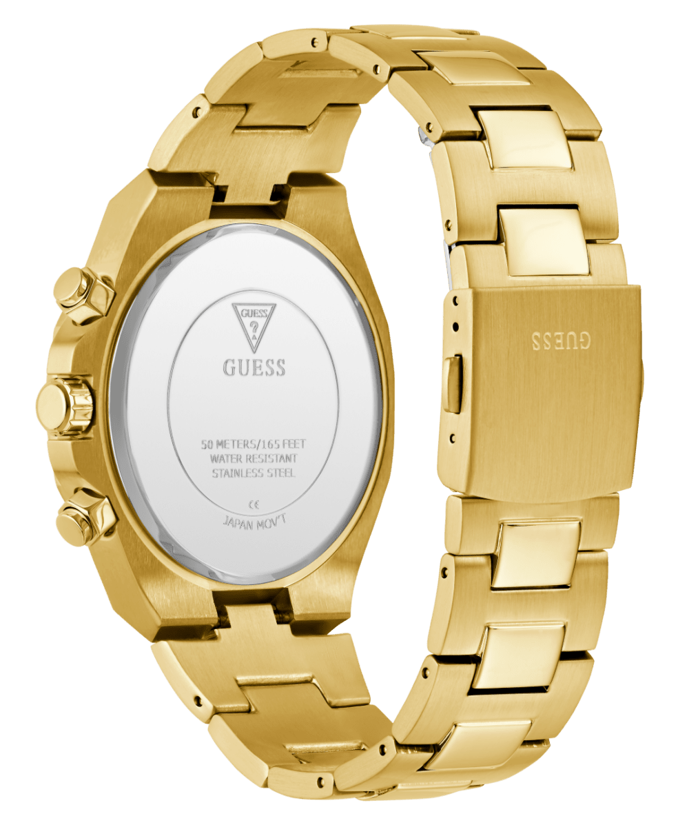 GUESS Mens Equity Gold Tone Multi-function Watch GW0703G6