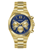 GUESS Mens Equity Gold Tone Multi-function Watch GW0703G6