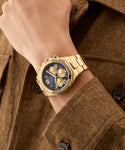 GUESS Mens Equity Gold Tone Multi-function Watch GW0703G6