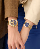 GUESS Mens Equity Gold Tone Multi-function Watch GW0703G6