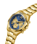 GUESS Mens Equity Gold Tone Multi-function Watch GW0703G6