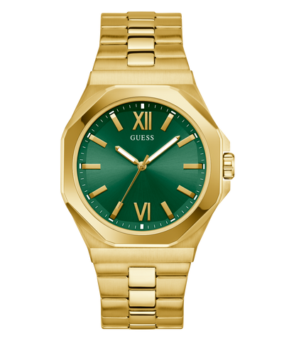 GUESS Mens Gold Tone Emperor Analog Watch GW0849G2