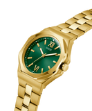 GUESS Mens Gold Tone Emperor Analog Watch GW0849G2