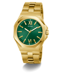 GUESS Mens Gold Tone Emperor Analog Watch GW0849G2