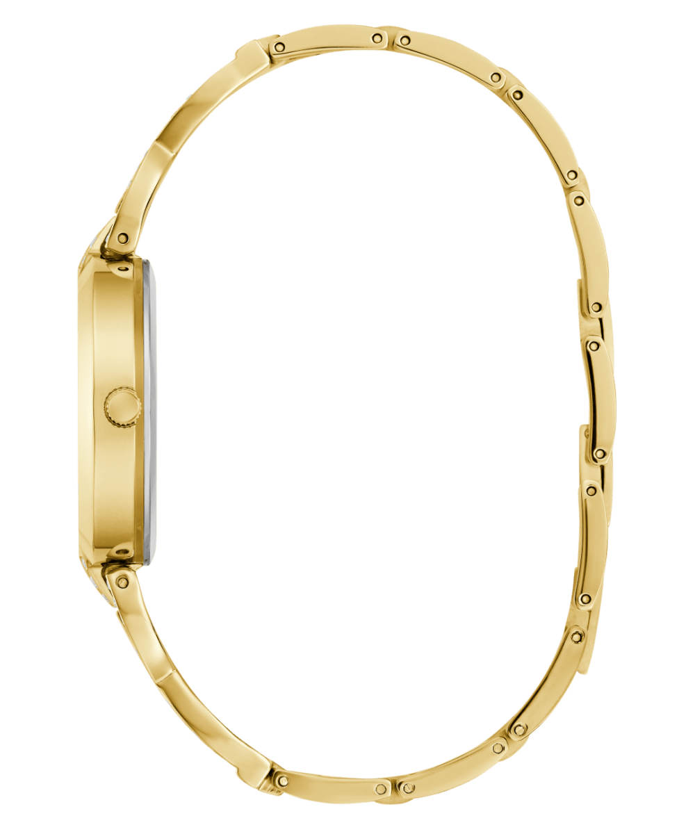 GUESS Ladies Gold Tone Coral Gltiz Analog Watch GW0868L2