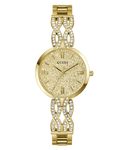 GUESS Ladies Gold Tone Coral Gltiz Analog Watch GW0868L2