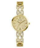GUESS Ladies Gold Tone Coral Gltiz Analog Watch GW0868L2