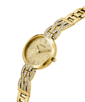 GUESS Ladies Gold Tone Coral Gltiz Analog Watch GW0868L2
