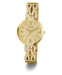 GUESS Ladies Gold Tone Coral Gltiz Analog Watch GW0868L2
