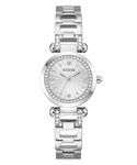 GUESS Ladies Silver Tone Ginger Analog Watch GW0869L3