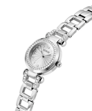 GUESS Ladies Silver Tone Ginger Analog Watch GW0869L3