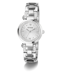 GUESS Ladies Silver Tone Ginger Analog Watch GW0869L3