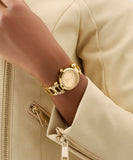 GUESS Ladies Gold Tone Ginger Analog Watch GW0869L4