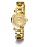 GUESS Ladies Gold Tone Ginger Analog Watch GW0869L4