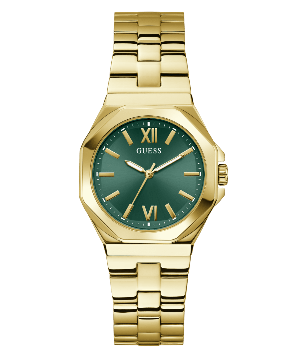 GUESS Ladies Gold Tone Empress Analog Watch GW0873L2