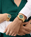 GUESS Ladies Gold Tone Empress Analog Watch GW0873L2