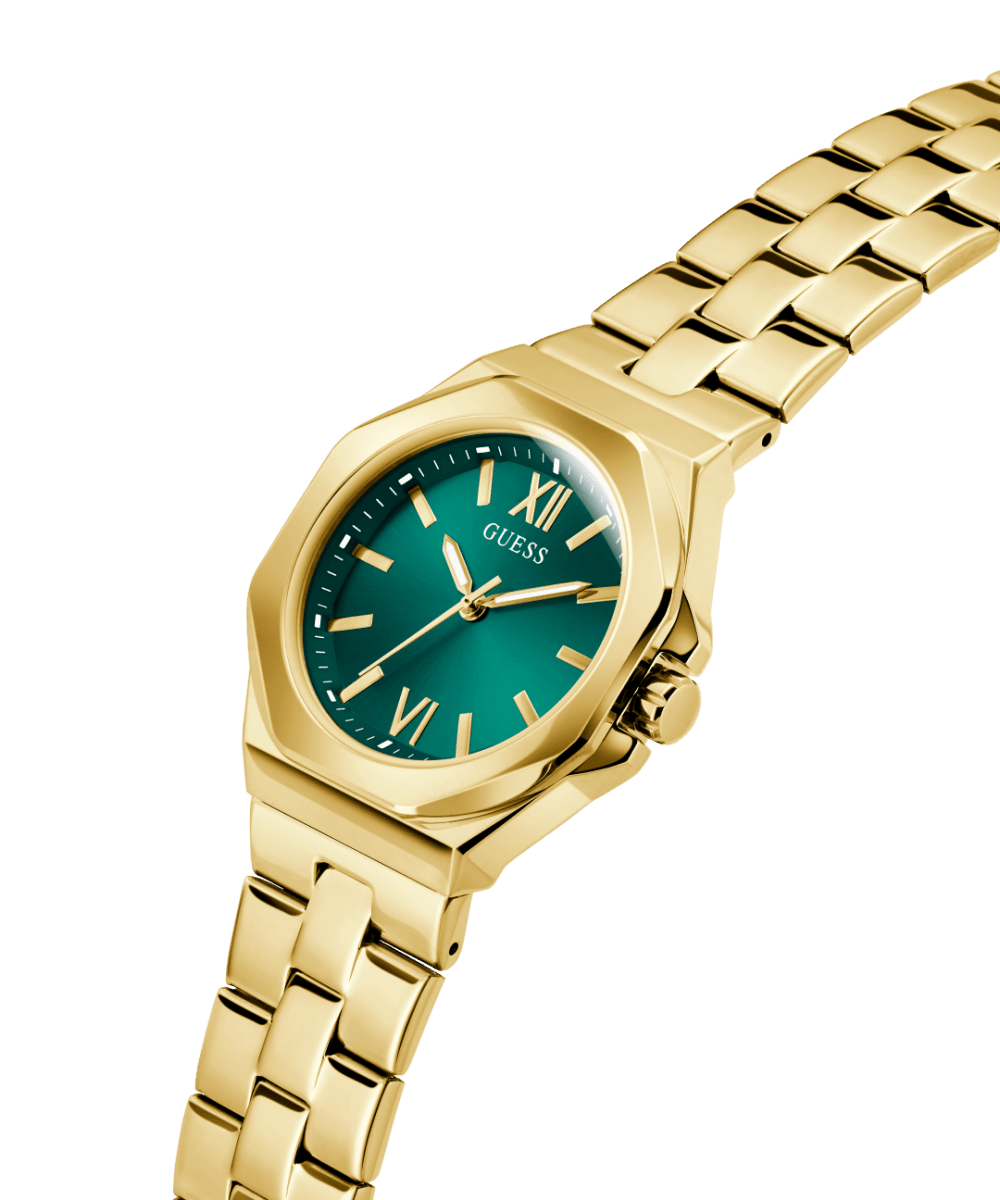 GUESS Ladies Gold Tone Empress Analog Watch GW0873L2