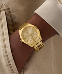 GUESS  Gold Tone Elliot Analog Watch GW0893G3