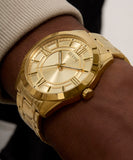 GUESS  Gold Tone Elliot Analog Watch GW0893G3