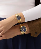 GUESS Gold Tone Elliot Analog Watch GW0893G5