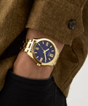 GUESS Gold Tone Elliot Analog Watch GW0893G5